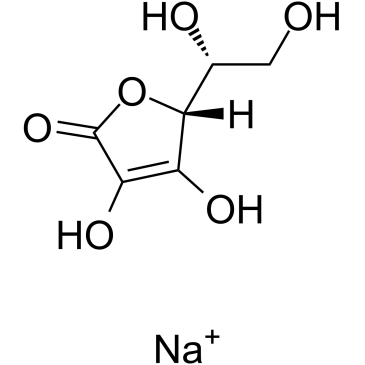 Sodium erythorbate structure, CAS 6381-77-7