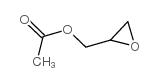 Oxiranemethanol acetate structure, CAS 6387-89-9