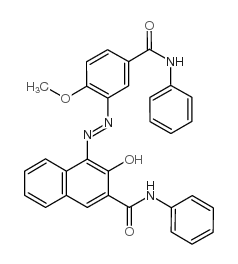 Pigment Red 32 structure, CAS 6410-29-3