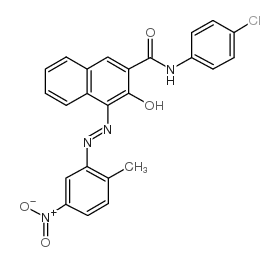 Pigment Red 8 structure, CAS 6410-30-6