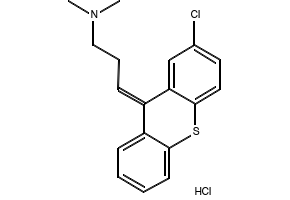 Chlorprothixene hydrochloride structure, CAS 6469-93-8
