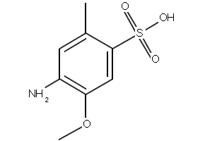4-Amino-5-methoxy-2-methylbenzensulfonic acid structure, CAS 6471-78-9