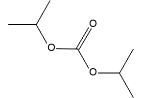 Diisopropyl carbonate structure, CAS 6482-34-4