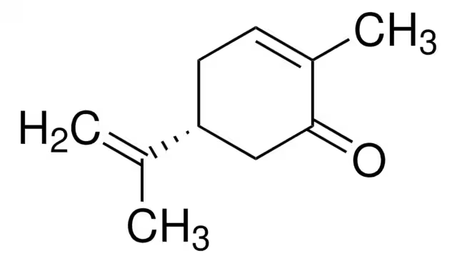 L(-)-Carvone structure, CAS 6485-40-1