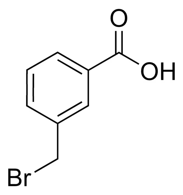 3-Bromomethylbenzoic acid structure, CAS 6515-58-8