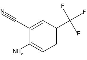 2-Amino-5-trifluoromethylbenzonitrile structure, CAS 6526-08-5