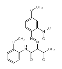 Pigment Yellow 65 structure, CAS 6528-34-3