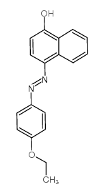 Solvent Red 3 structure, CAS 6535-42-8