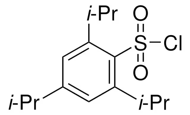 2,4,6-Triisopropylbenzenesulfonyl chloride structure, CAS 6553-96-4