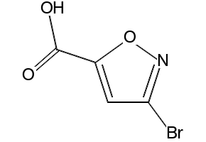 3-Bromoisoxazole-5-carboxylic acid structure, CAS 6567-35-7