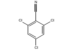 2,4,6-Trichlorobenzonitrile structure, CAS 6575-05-9