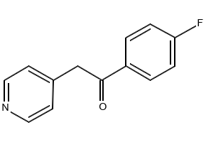 1-(4-Fluorophenyl)-2-(pyridin-4-yl)ethanone structure, CAS 6576-05-2