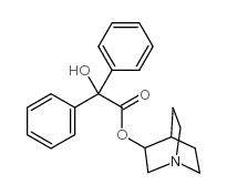 3-Quinuclidinyl benzilate structure, CAS 6581-06-2