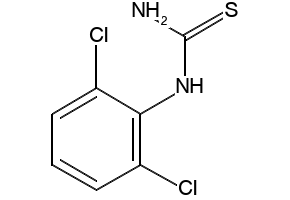 N-(2,6-Dichlorophenyl)thiourea structure, CAS 6590-91-6