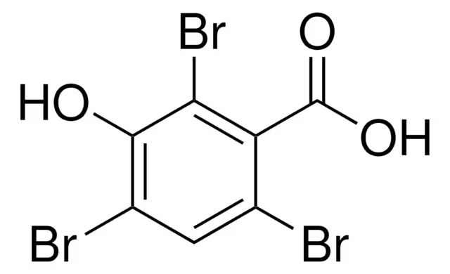 2,4,6-Tribromo-3-hydroxypyridine structure, CAS 6602-34-2