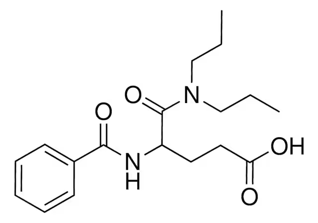 Proglumide structure, CAS 6620-60-6