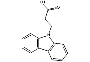 3-(Carbazol-9-yl)propionic acid structure, CAS 6622-54-4