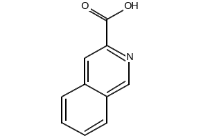 Isoquinoline-3-carboxylic acid structure, CAS 6624-49-3