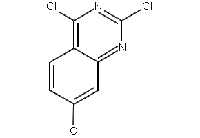 2,4,7-Trichloroquinazoline structure, CAS 6625-94-1