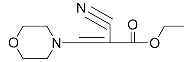 Ethyl 2-cyano-3-morpholin-4-ylprop-2-enoate structure, CAS 6630-64-4