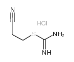 2-(2-Cyanoethyl)isothiourea monohydrochloride structure, CAS 6634-40-8