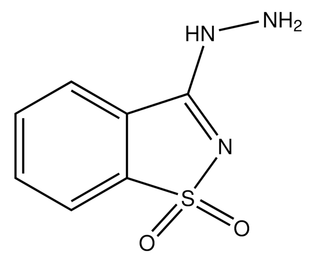 3-Hydrazino-1,2-benzisothiazole 1,1-dioxide structure, CAS 6635-42-3