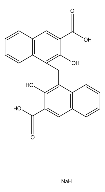Sodium pamoate structure, CAS 6640-22-8