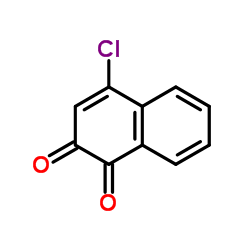 4-Chloro-1,2-naphthoquinone structure, CAS 6655-90-9