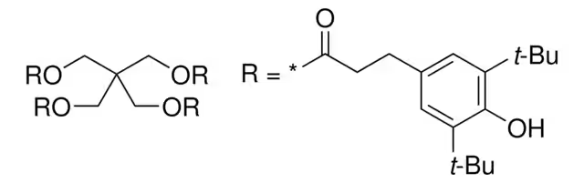 Pentaerythritol tetrakis(3-(3,5-di-tert-butyl-4-hydroxyphenyl)propionate) structure, CAS 6683-19-8