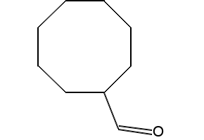 Cyclooctanecarbaldehyde structure, CAS 6688-11-5