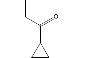 Ethyl cyclopropyl ketone structure, CAS 6704-19-4