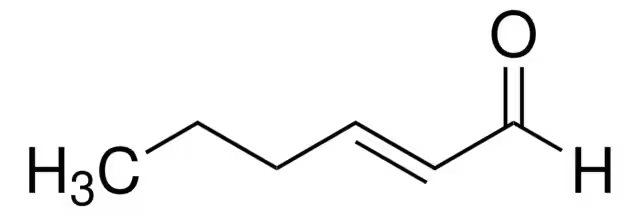 trans-2-Hexenal structure, CAS 6728-26-3