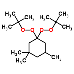 1,1-Di-(tert-butylperoxy)-3,3,5-trimethylcyclohexane structure, CAS 6731-36-8