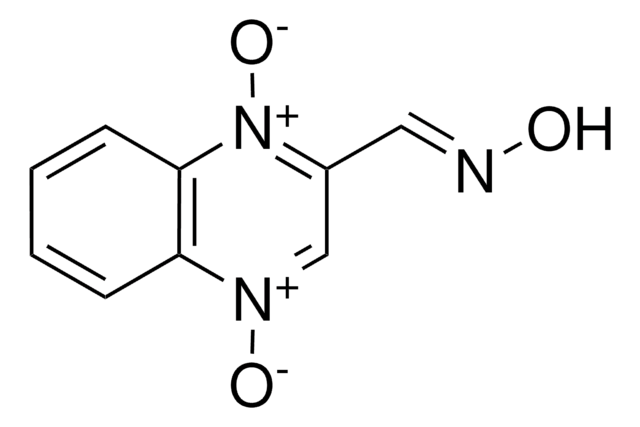 2-Formylquinoxaline-1,4-dioxide oxime structure, CAS 6804-21-3
