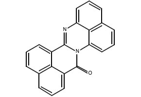Solvent Red 179 structure, CAS 6829-22-7