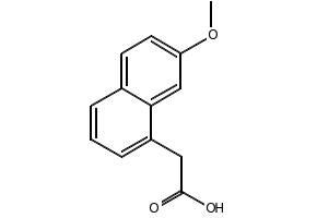 7-Methoxy-1-naphthaleneacetic acid structure, CAS 6836-22-2