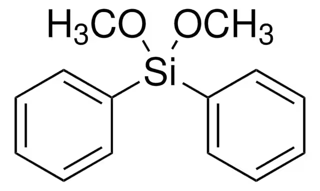 Diphenyldimethoxysilane structure, CAS 6843-66-9