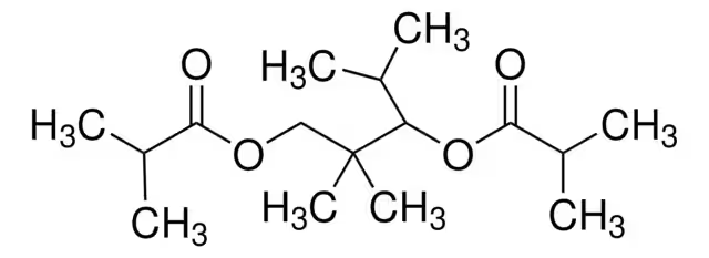 2,2,4-Trimethyl-1,3-pentanediol diisobutyrate structure, CAS 6846-50-0
