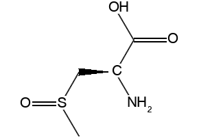 S-Methyl-L-cysteine sulfoxide structure, CAS 6853-87-8