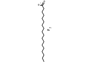 Barium stearate structure, CAS 6865-35-6