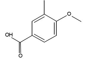 4-Methoxy-3-methylbenzoic acid structure, CAS 6880-04-2