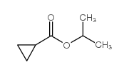 Isopropyl cyclopropane carboxyliate structure, CAS 6887-83-8