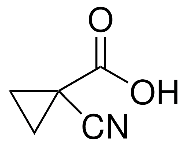 1-Cyano-1-cyclopropanecarboxylic acid structure, CAS 6914-79-0