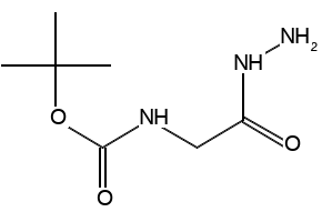 Boc-Glycine hydrazide structure, CAS 6926-09-6
