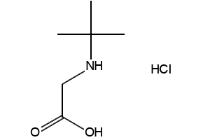 N-tert-Butylglycine hydrochloride structure, CAS 6939-23-7