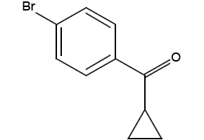 (4-Bromophenyl)cyclopropylmethanone structure, CAS 6952-89-2