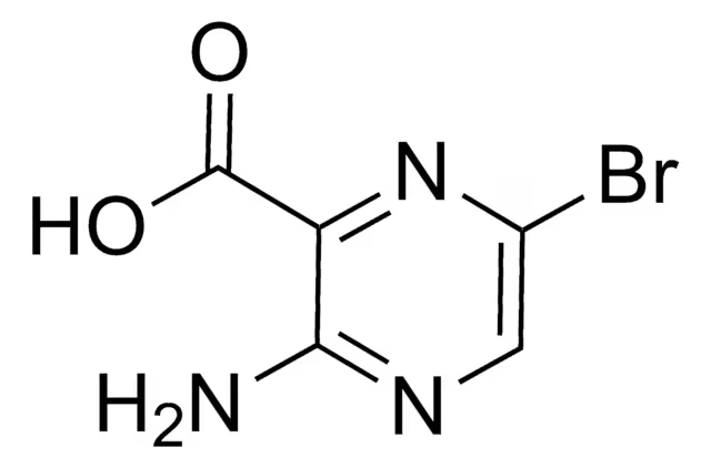 Methyl 3-amino-6-bromopyrazine-2-carboxylate structure, CAS 6966-01-4