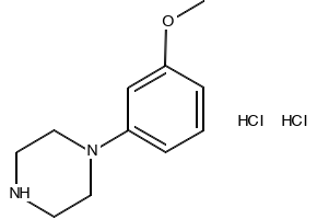 1-(3-Methoxyphenyl)piperazine dihydrochloride structure, CAS 6968-76-9