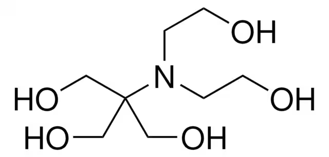 2,2-Bis(hydroxymethyl)-2,2',2''-nitrilotriethanol structure, CAS 6976-37-0