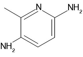 3,6-Diamino-2-picoline structure, CAS 6992-84-3